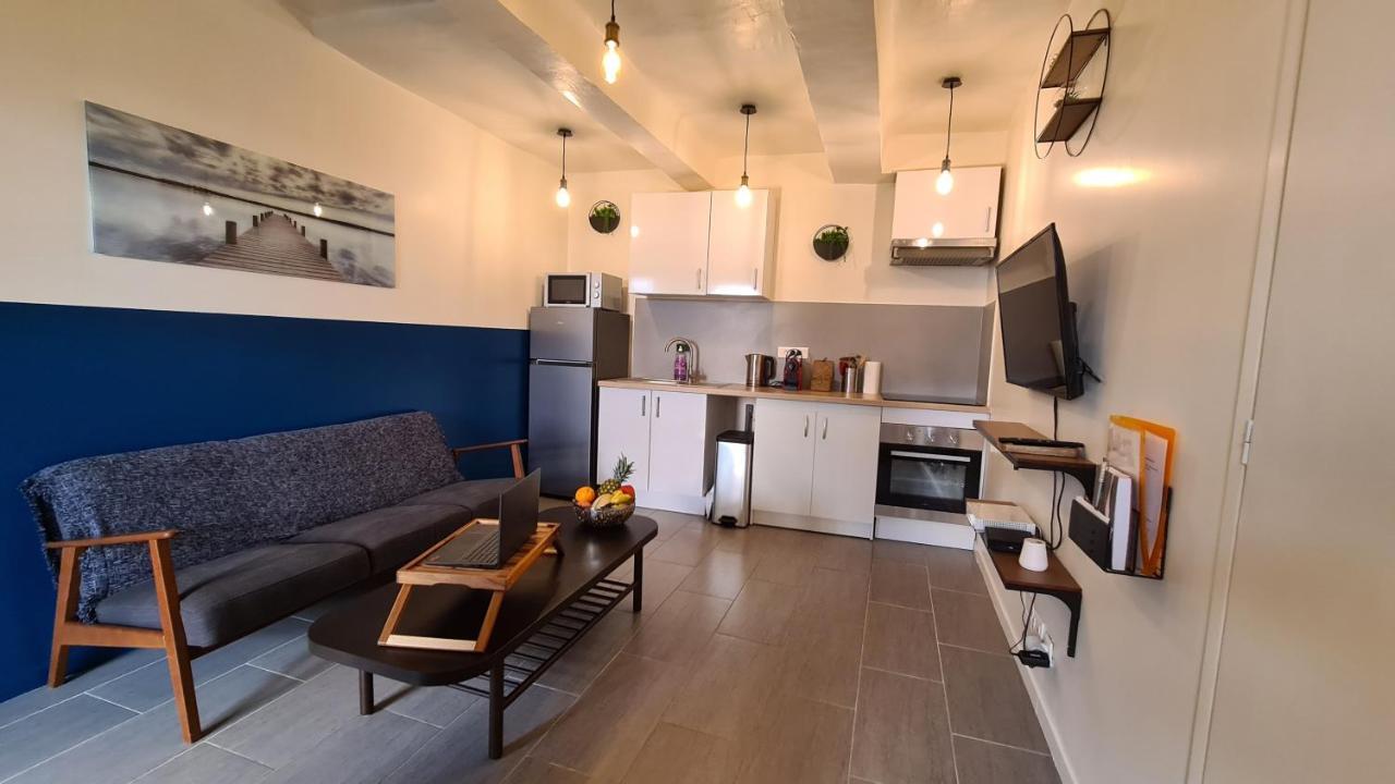 T2 Chambre Miroir Jardin Et Parking Prive Marsella Exterior foto